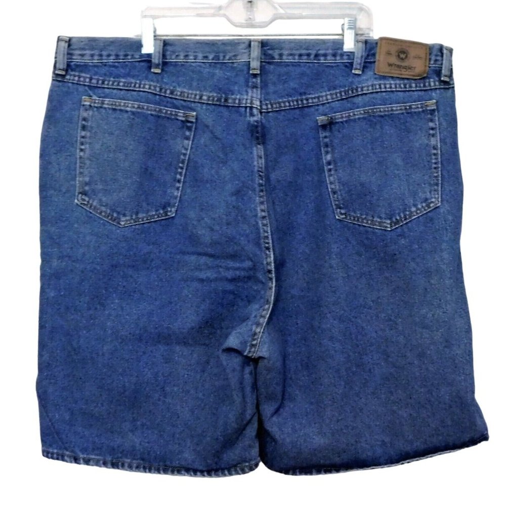 Wrangler Jean Shorts 46 Blue Denim Medium Wash Inseam 9.5 100% Cotton - Picture 5 of 8